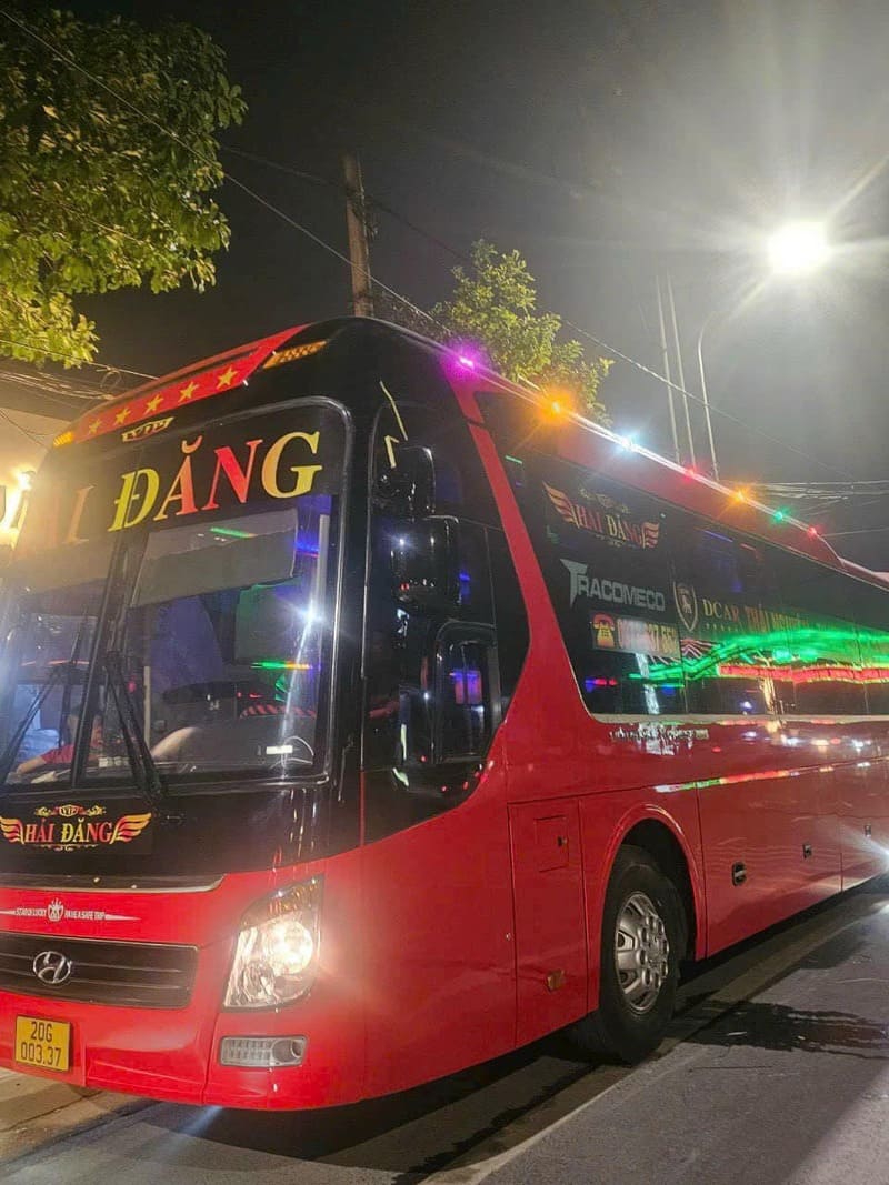 Nhà xe Hải Đăng Thái Nguyên Thanh Hóa Sầm Sơn đón tận nơi