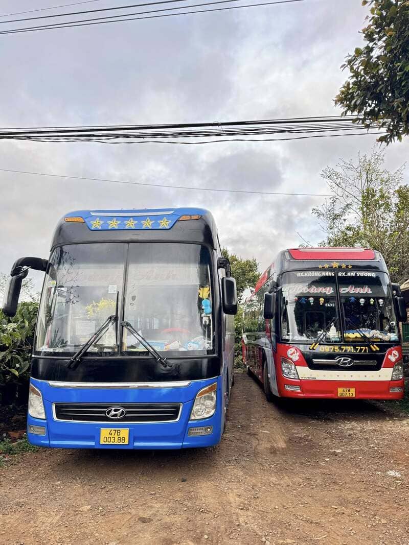 Nhà xe Hoàng Anh Krông Năng Buôn Hồ Buôn Ma Thuột TPHCM
