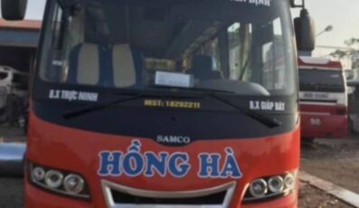 Nhà xe Hồng Hà Nam Định Hà Nội Trực Ninh đi bến xe Giáp Bát