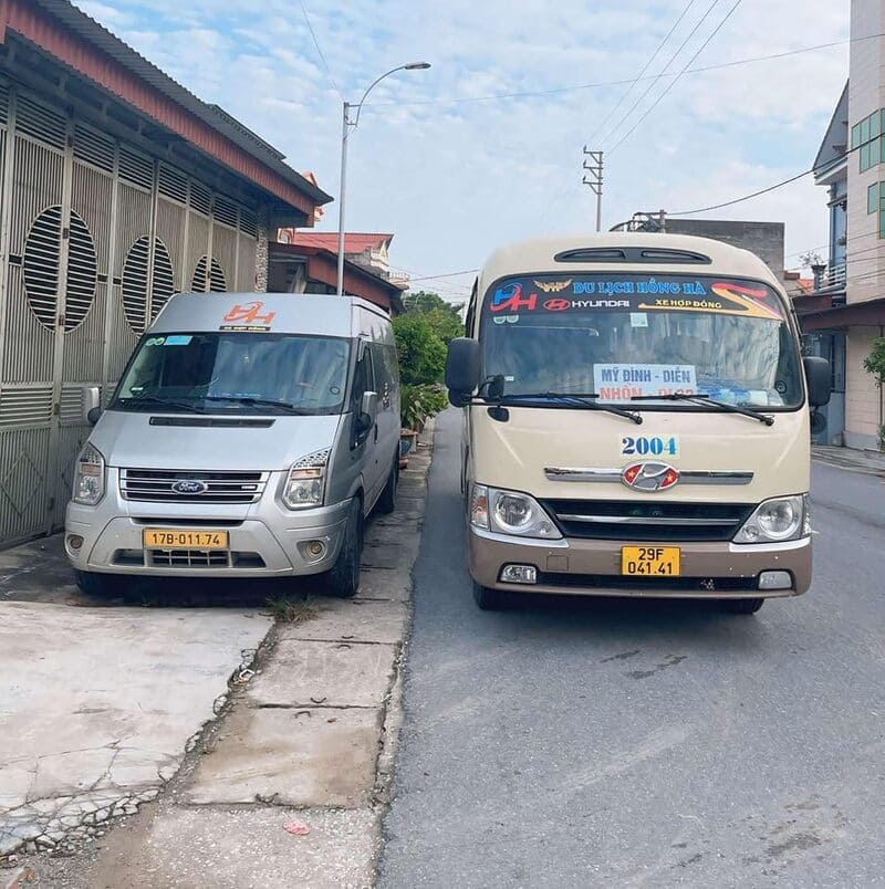 Nhà xe Hồng Hà Thái Bình Quỳnh Phụ Quỳnh Côi đi Hà Nội