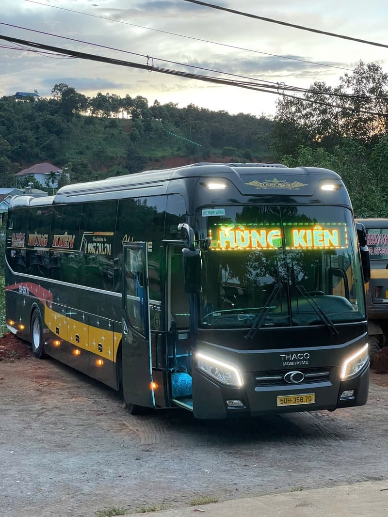 Nhà xe Hùng Kiên TP.HCM đi Đắk Nông Hà Tĩnh Hương Sơn
