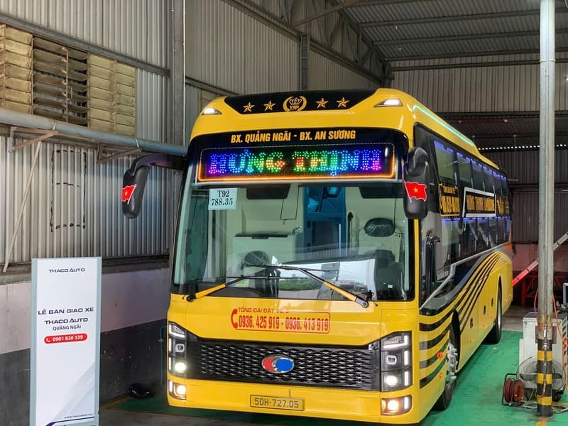 Nhà xe Hưng Thịnh Quảng Ngãi đi Phú Yên Bình Định Sài Gòn