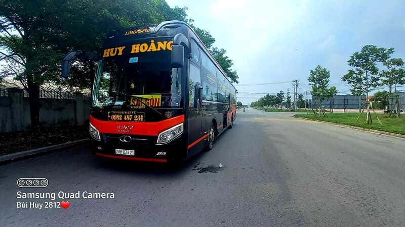 Nhà xe Huy Hoàng Thái Nguyên Hương Sơn Hà Tĩnh đi Sài Gòn