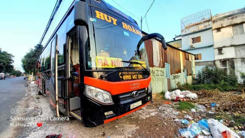 Nhà xe Huy Hoàng Thái Nguyên Hương Sơn Hà Tĩnh đi Sài Gòn