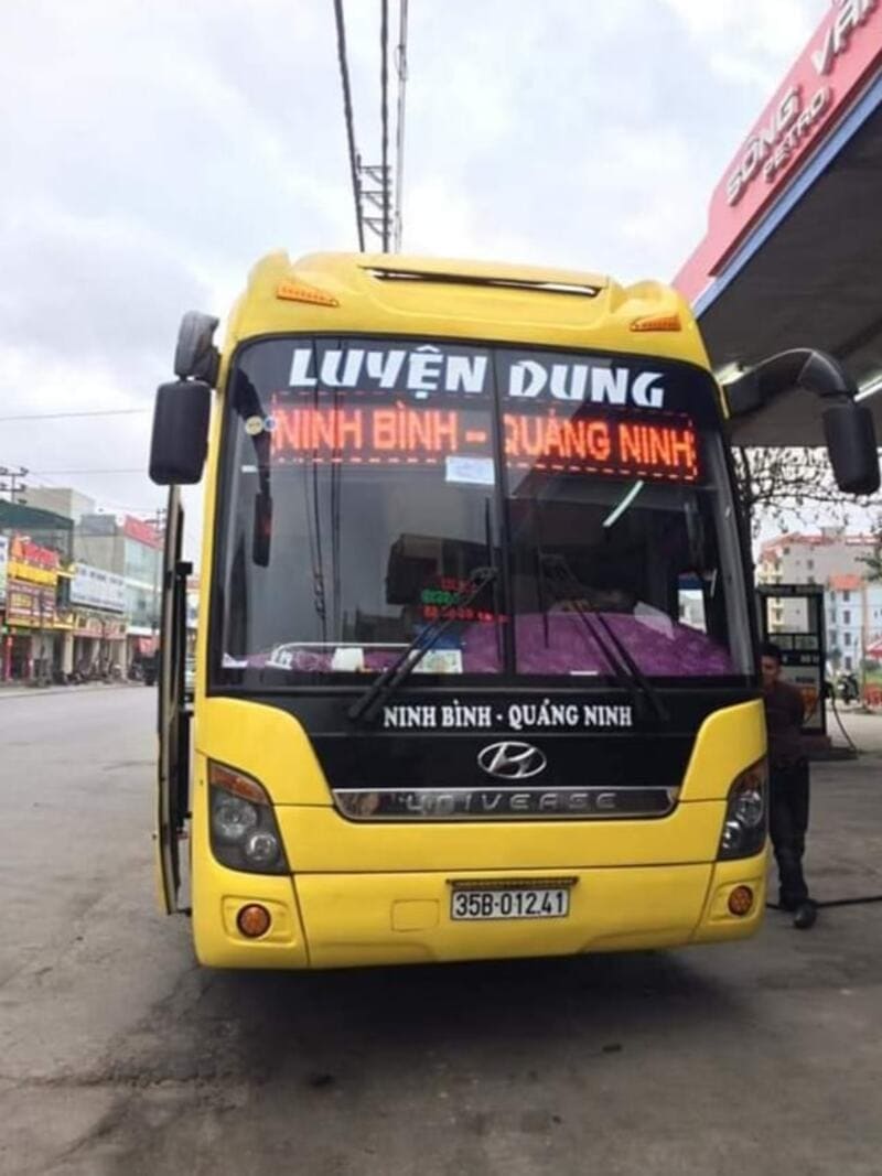 Nhà xe Luyện Dung Ninh Bình Quảng Ninh Hà Nội Nghệ An