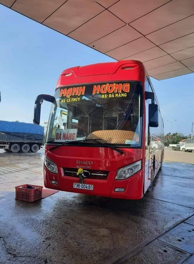 Nhà xe Mạnh Hương Đà Nẵng Lệ Thủy Quảng Bình Đồng Hới