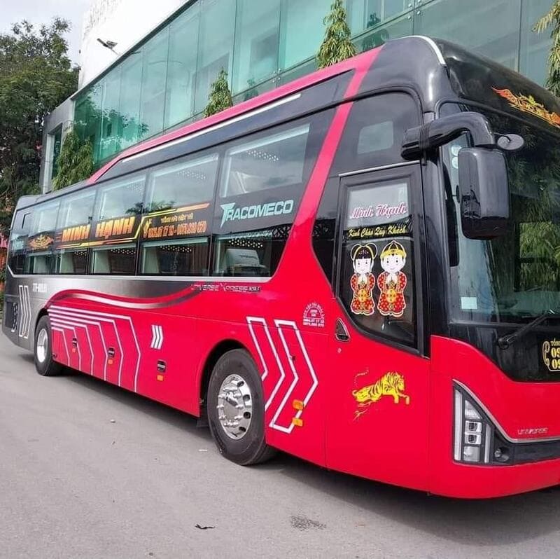 Nhà xe Minh Hạnh TPHCM Sài Gòn Hoài Ân Bồng Sơn Bình Định