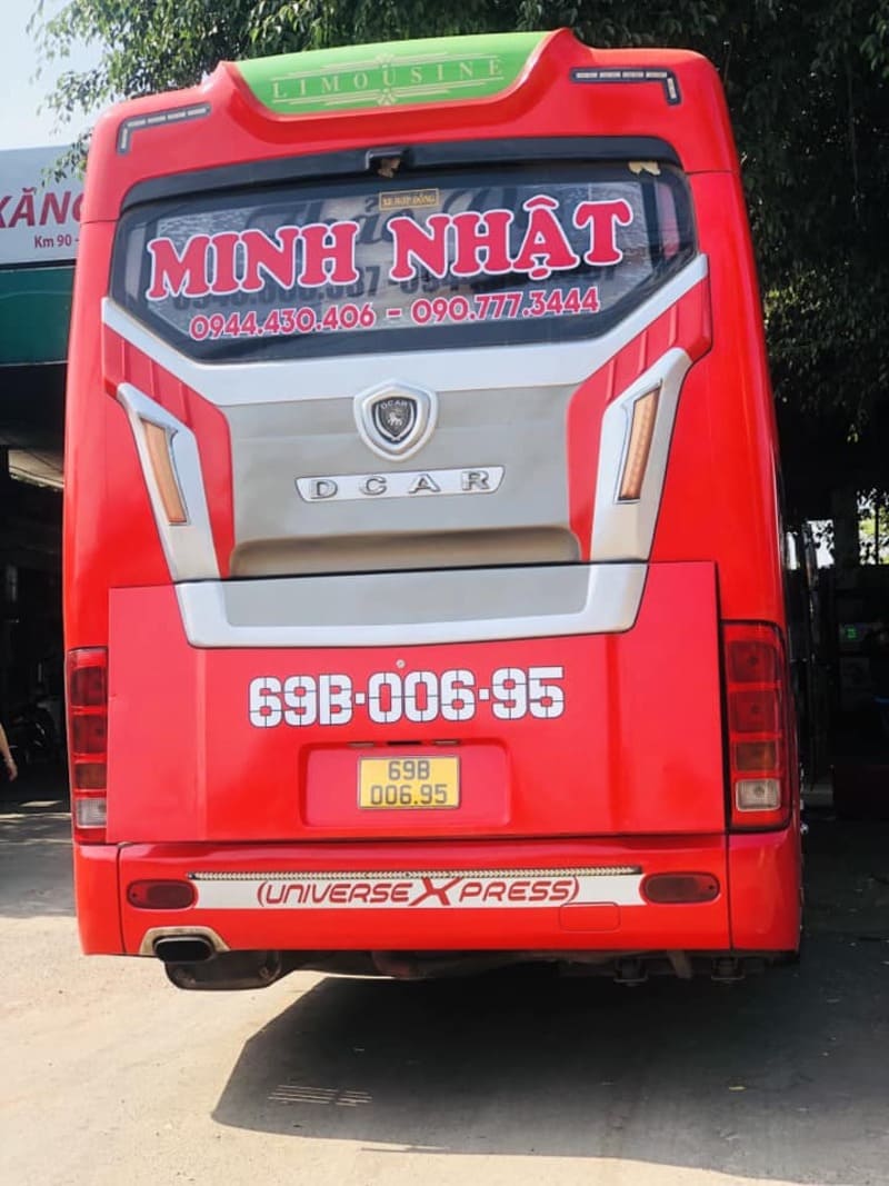 Nhà xe Minh Nhật Cát Tiên Vũng Tàu Đạ Tẻh Định Quán Gia Kiệm