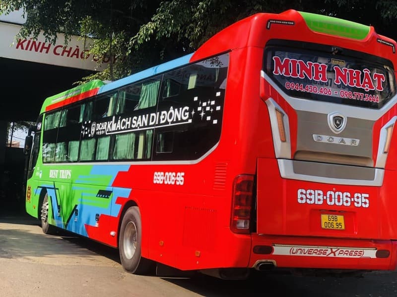 Nhà xe Minh Nhật Cát Tiên Vũng Tàu Đạ Tẻh Định Quán Gia Kiệm
