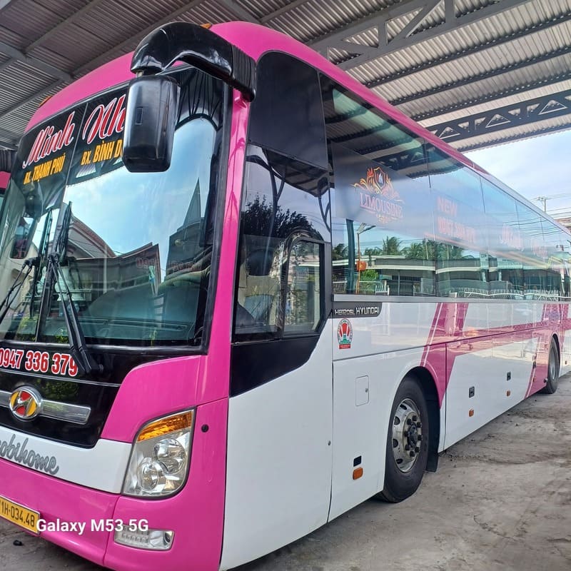 Nhà xe Minh Nhựt Thạnh Phú Bến Tre đi Phú Chánh Bình Dương