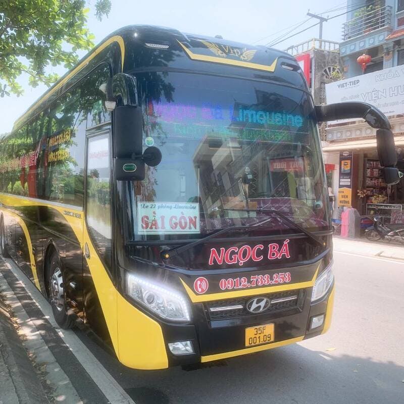 Nhà xe Ngọc Bá Sài Gòn đi Kim Sơn Ninh Bình Nga Sơn Thanh Hóa