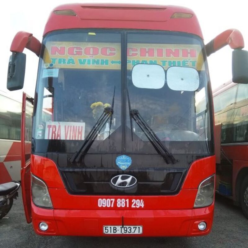 Nhà xe Ngọc Chinh Trà Vinh đi Phan Thiết: Số điện thoại, giá vé