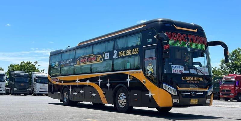 Nhà xe Ngọc Trinh Limousine Đà Nẵng đi Huế Đông Hà Quảng Trị