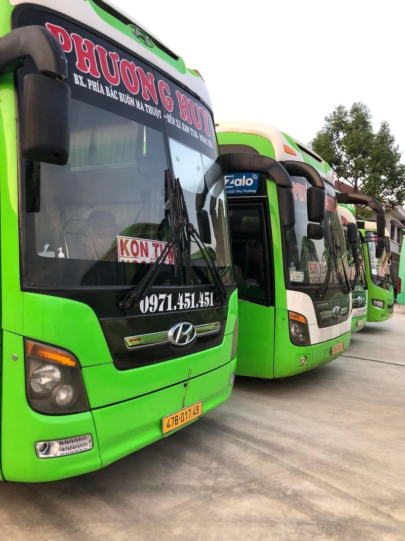 Nhà xe Phương Huy Kon Tum Ngọc Hồi Buôn Ma Thuột Gia Lai