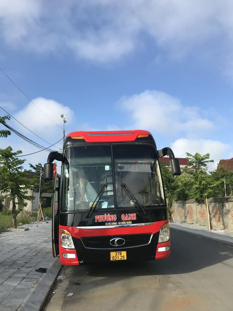 Nhà xe Phương Oanh Đô Lương Hà Nội Nghệ An bến xe Mỹ Đình