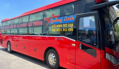 Nhà xe Quảng Anh Yên Bái Hải Phòng Đồ Sơn bến xe Vĩnh Niệm