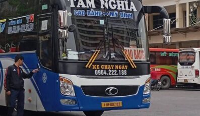 Nhà xe Tám Nghĩa Cao Bằng đi Hà Nội bến xe Mỹ Đình