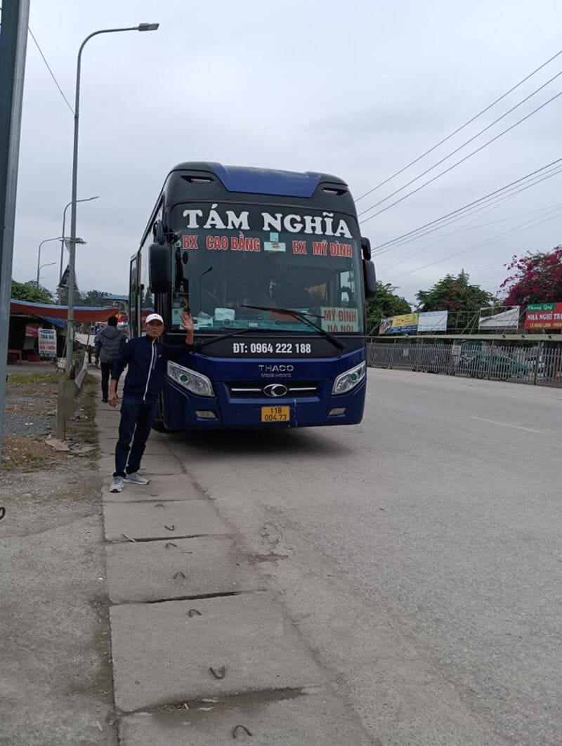 Nhà xe Tám Nghĩa Cao Bằng đi Hà Nội bến xe Mỹ Đình