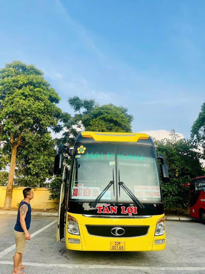 Nhà xe Tấn Lợi Tuyên Quang Hải Phòng Thượng Lý Vĩnh Niệm