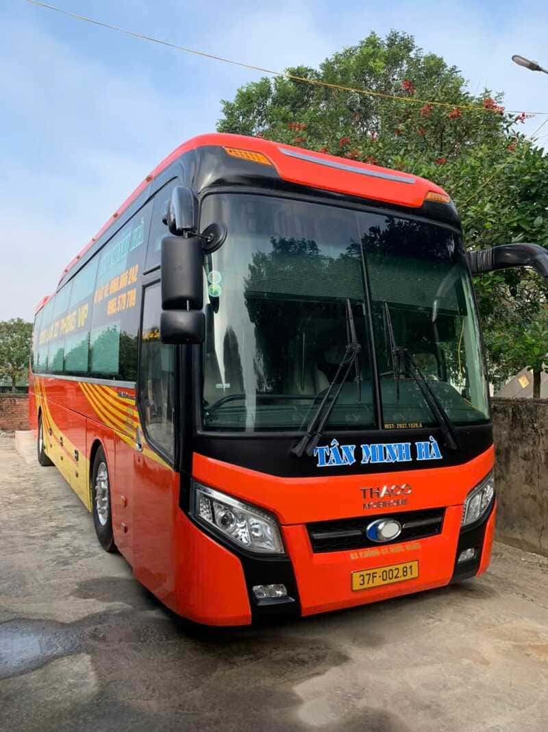 Nhà xe Tân Minh Hà Vinh Nghệ An đi Hà Nội Sài Gòn Vũng Tàu