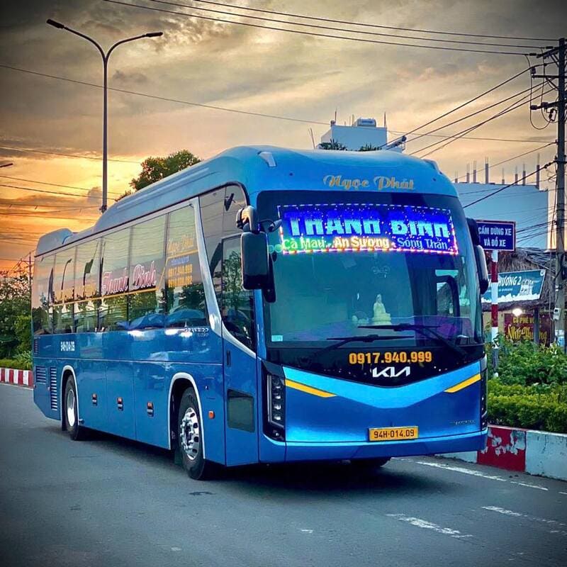 Nhà xe Thanh Bình Ngọc Phát Năm Căn Cà Mau đi Bình Dương