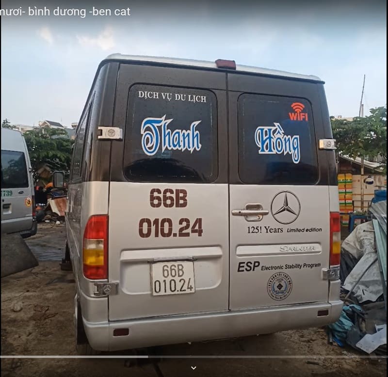 Nhà xe Thanh Hồng Tháp Mười Đồng Tháp Bình Dương Bến Cát
