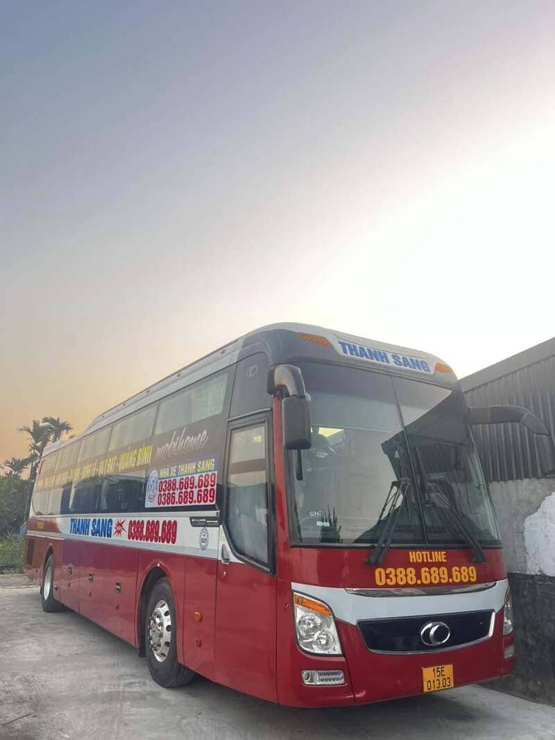 Nhà xe Thanh Sang Hải Phòng Quảng Trị Quảng Bình Thanh Hóa