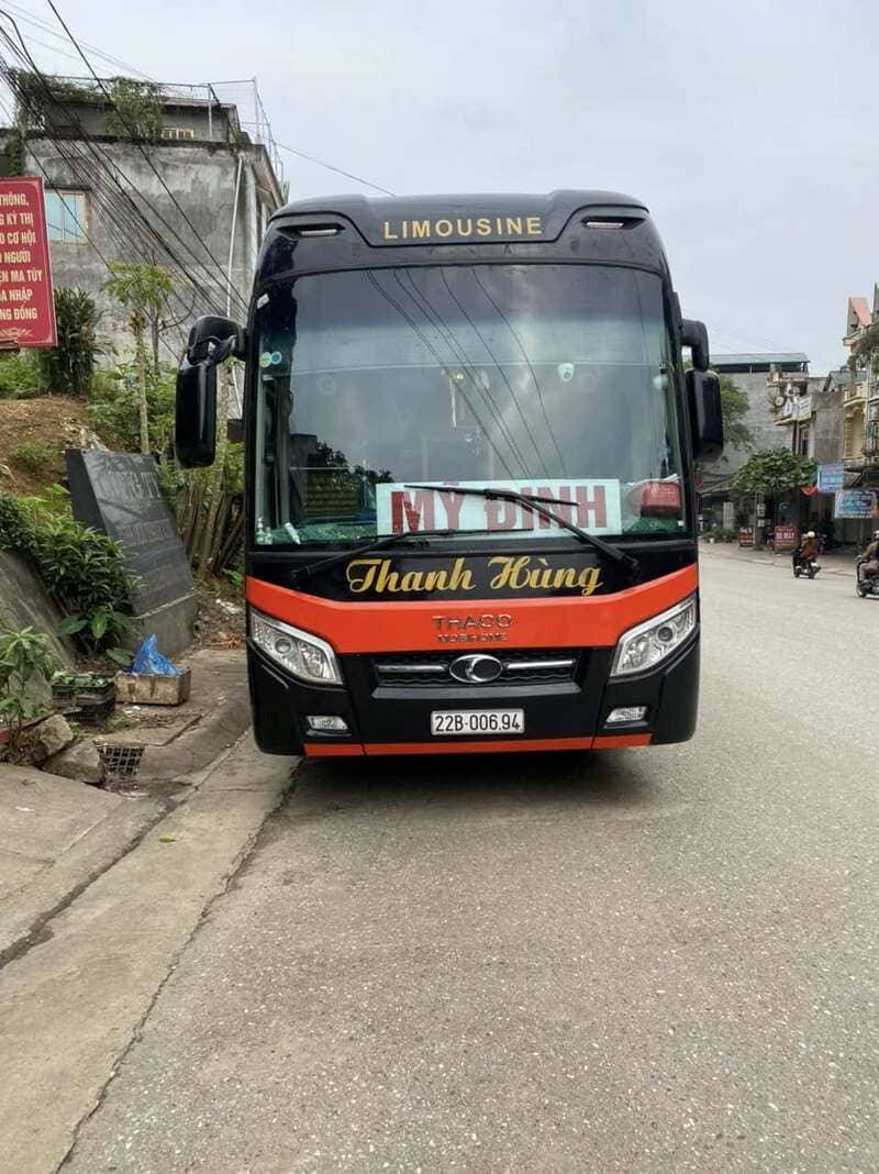 Nhà xe Thanh Hùng Chiêm Hóa Mỹ Đình Bắc Ninh Bắc Giang