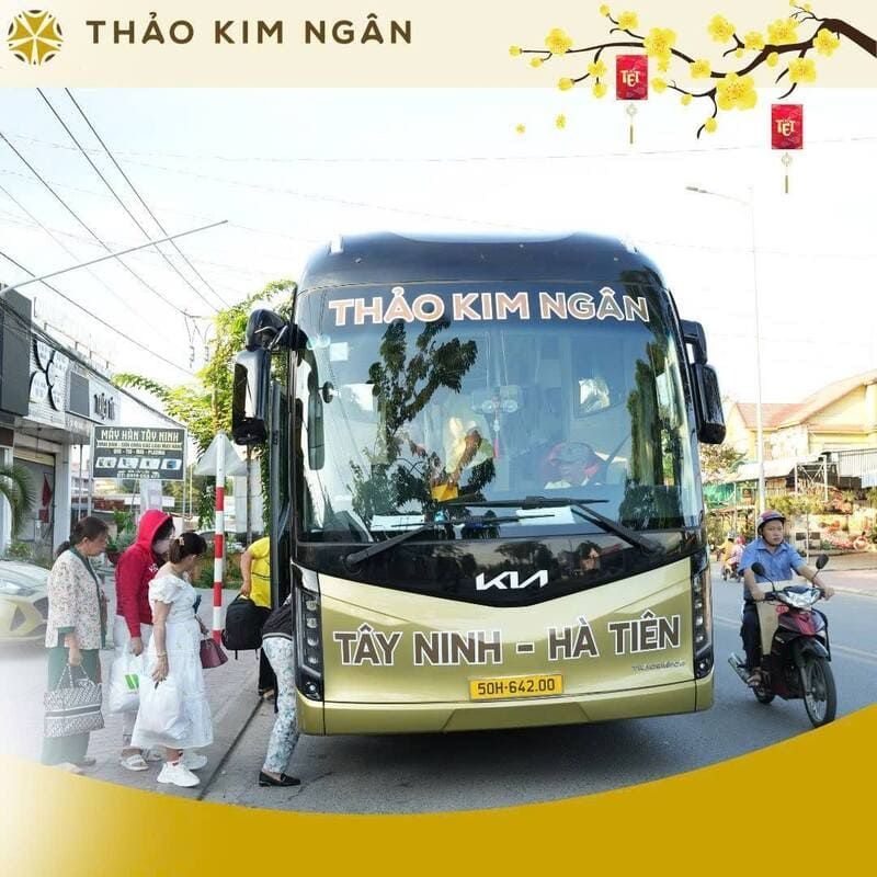 Nhà xe Thảo Kim Ngân Tây Ninh đi Sài Gòn Hà Tiên Kiên Giang