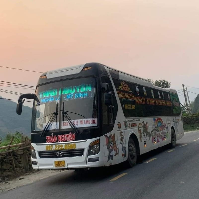 Nhà xe Thảo Nguyên Mù Cang Chải Nghĩa Lộ Mỹ Đình Hà Nội