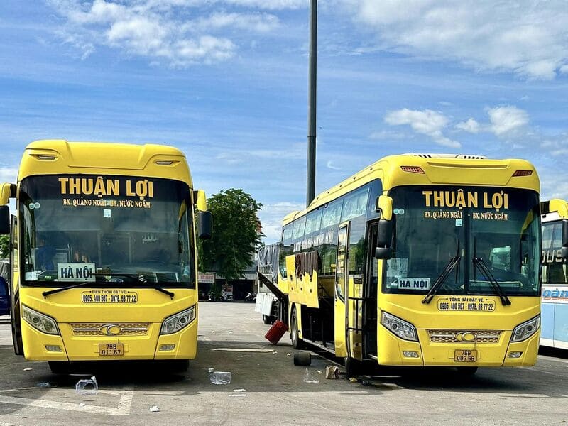 Nhà xe Thuận Lợi Quảng Ngãi Hà Nội Nam Định BX Nước Ngầm