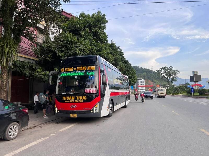 Nhà xe Thuận Thực Hà Giang Bắc Ninh Bắc Giang Quảng Ninh
