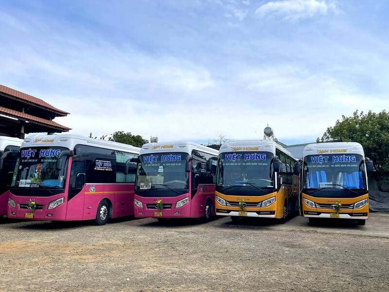 Nhà xe Việt Hưng Gia Lai Hải Dương Thái Bình Nghệ An Hà Nội