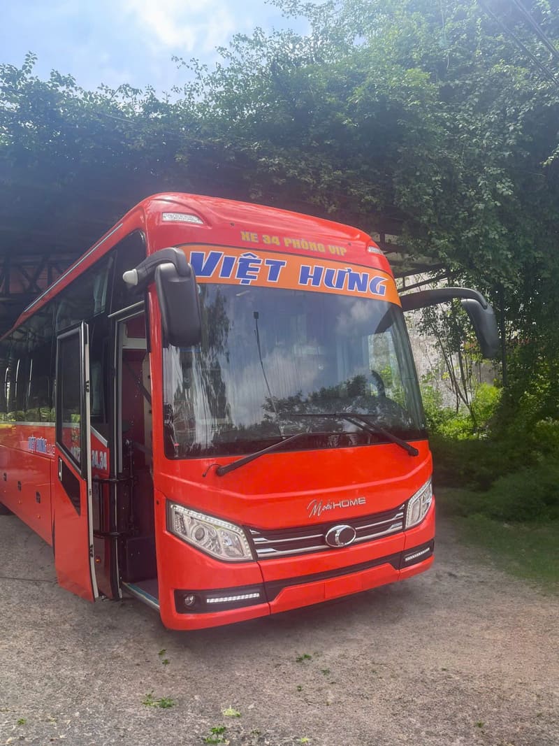 Nhà xe Việt Hưng Hải Dương Sài Gòn Bình Dương Đồng Nai Đà Lạt