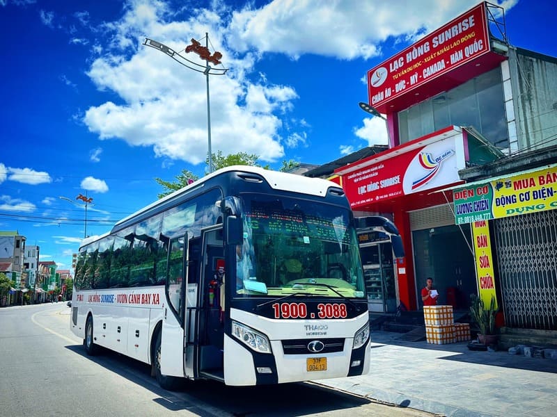 Nhà xe Lạc Hồng Sunrise Hà Nội Nội Bài đi Nghệ An Đô Lương