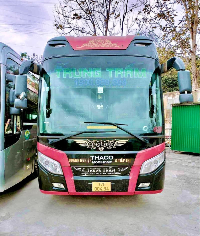 Nhà xe Trung Trầm Mường Xén Hòa Bình Hà Nội các tỉnh phía Bắc