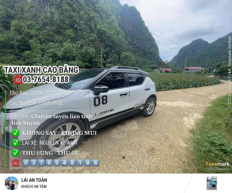Top 8 Hãng taxi Cao Bằng Trùng Khánh số điện thoại tổng đài hotline