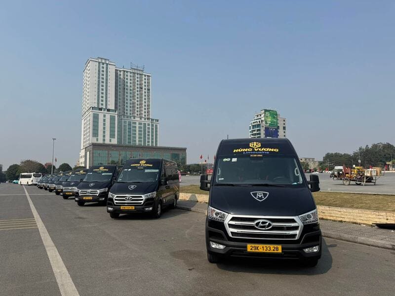 Nhà xe Hùng Vương Limousine Hà Nội Việt Trì Phú Ninh Lâm Thao