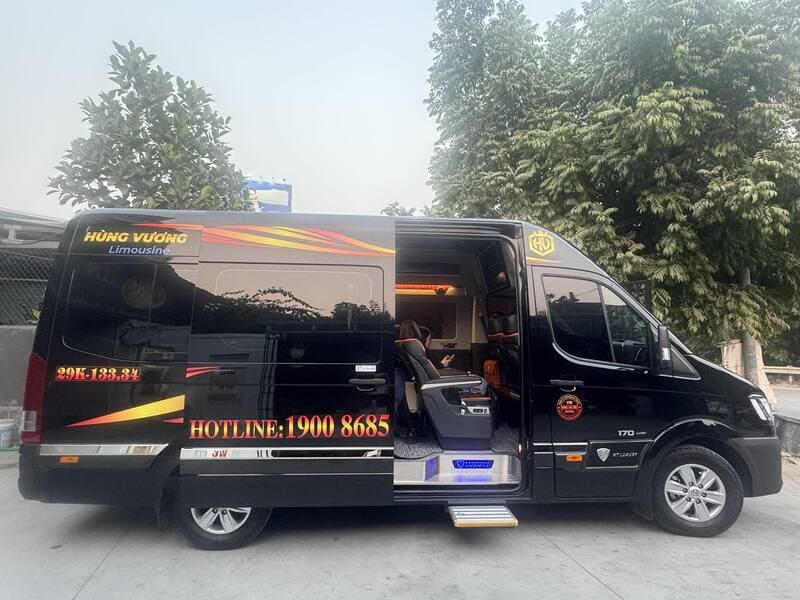 Nhà xe Hùng Vương Limousine Hà Nội Việt Trì Phú Ninh Lâm Thao