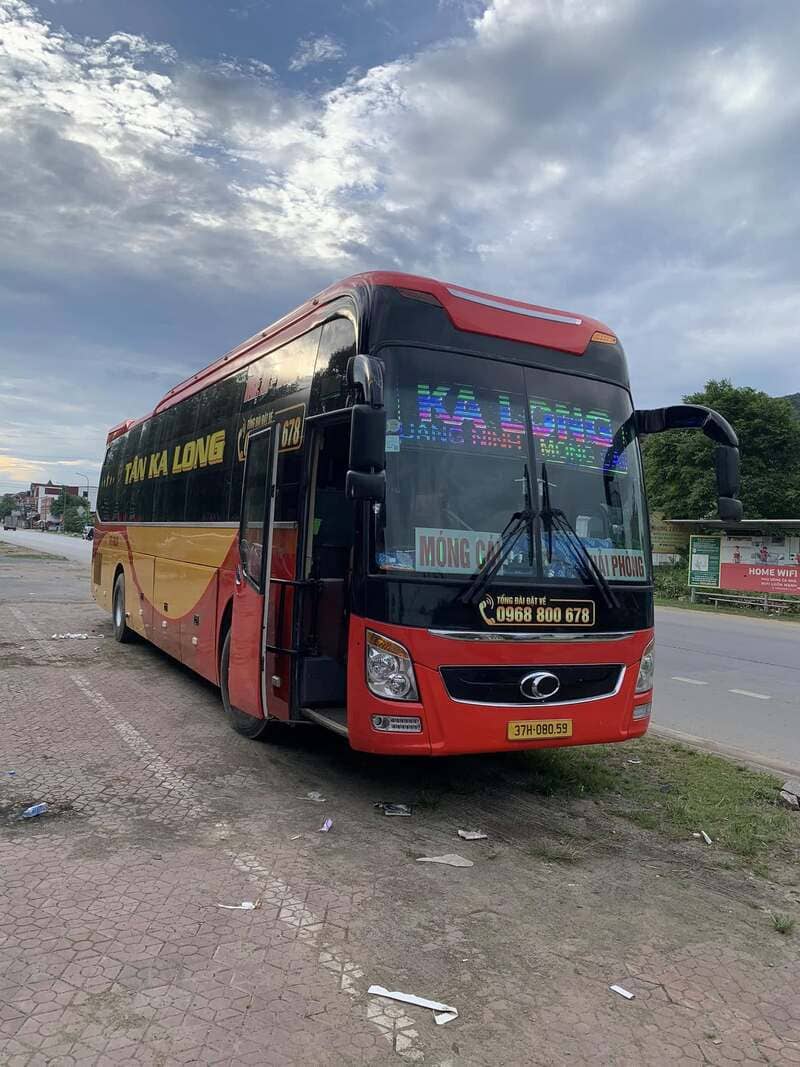 Nhà xe Ka Long Hoài Tùng Quế Phong Hải Phòng Móng Cái