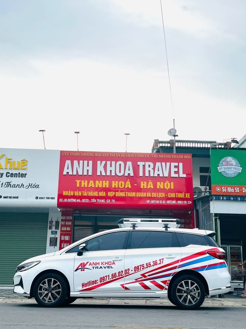 Nhà xe Anh Khoa Thanh Hóa Hà Nội Quảng Xương Giáp Bát Mỹ Đình