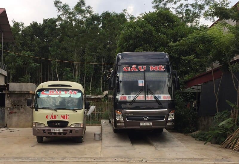 Nhà xe Cầu Mè Hải Vân Lục Yên Mỹ Đình Hải Phòng Bắc Ninh Bắc Giang