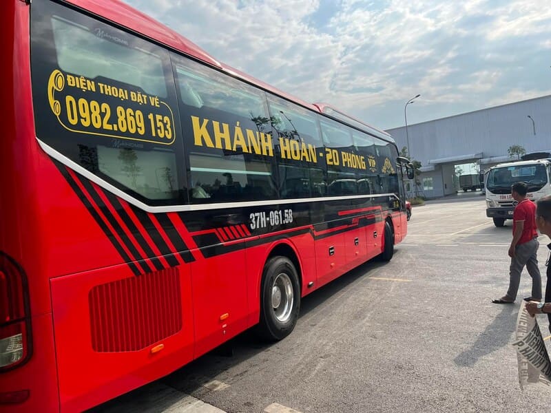 Nhà xe Khánh Hoàn Đô Lương Nghệ An đi Hà Nội BX Nước Ngầm