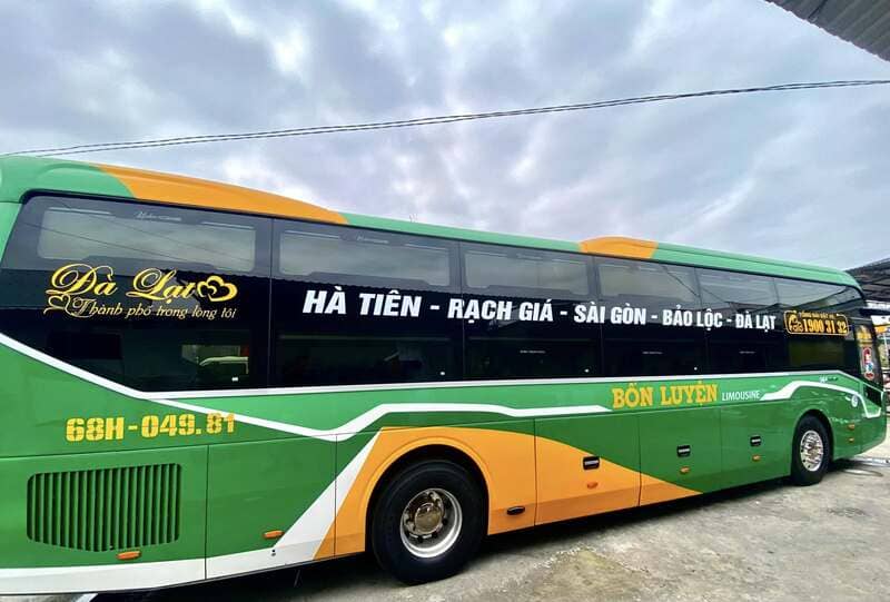 6 Nhà xe Long Xuyên đi Đà Lạt đón khách An Giang Châu Đốc