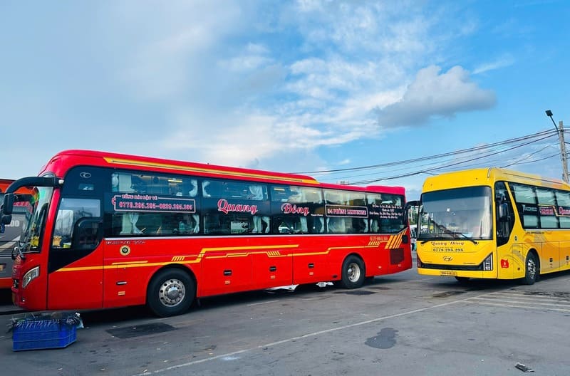 Nhà xe Quang Đông M’Đrắk Ea Kar Phước An Đắk Lắk Sài Gòn