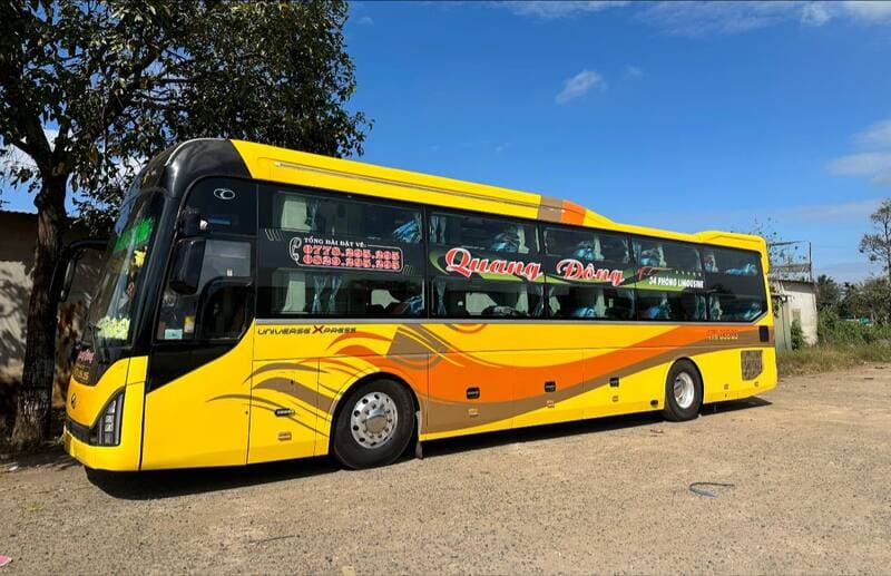 Nhà xe Quang Đông M’Đrắk Ea Kar Phước An Đắk Lắk Sài Gòn