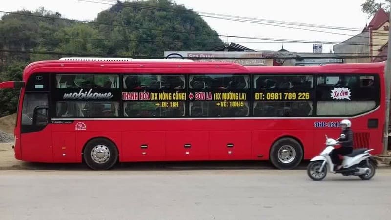 Nhà xe Quang Đông Mường La Sơn La Ninh Bình Thanh Hoá