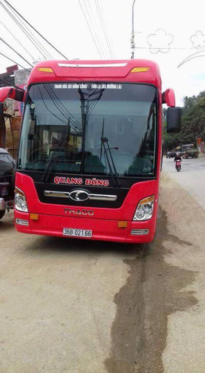 Nhà xe Quang Đông Mường La Sơn La Ninh Bình Thanh Hoá