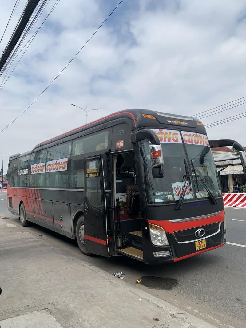 Nhà xe Tăng Cường: Số điện thoại, giá vé chi tiết từng chặng