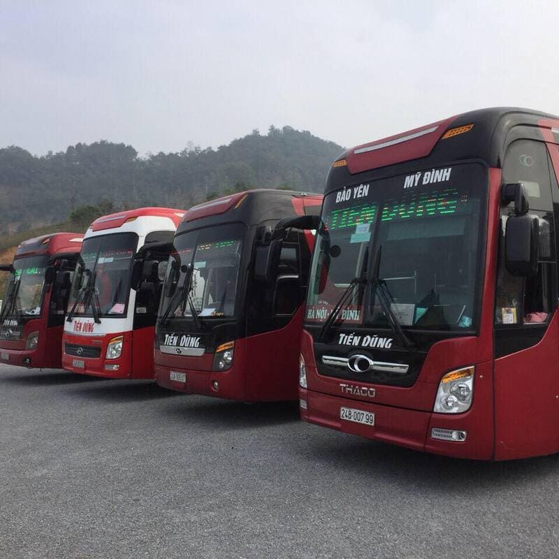 Nhà xe Tiến Dũng Lào Cai Bảo Yên Yên Bái Hà Nội Bắc Ninh